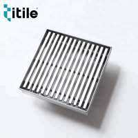 110mm square 316 stainless steel linear floor drain