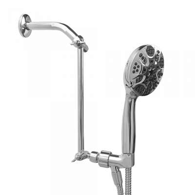 3-way 2 in 1 Shower-Head Handheld-Shower Combo Dual Rain Shower Head System with Detachable Handheld Showerhead - Lifetime Warra