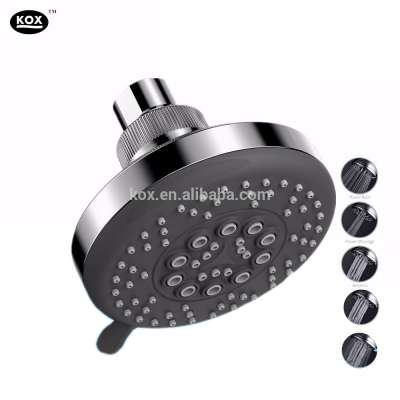 bathroom 3 function 4 inch plastic shower head