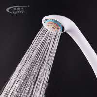 Colorful ABS Plastic Bathroom Rainfall Hand Shower Hand Held Single Function Shower Head