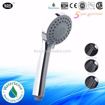 Rainfall showerhead handheld , multi-functional handheld shower , abs hand shower head