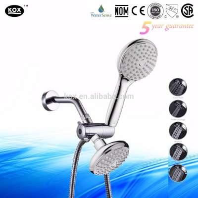 3 Way Luxury Shower Head Combo Dual Shower Head Set, Contemporary, Water Saving, High Pressure Design