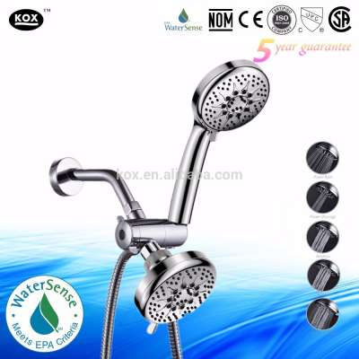 led music shower head negative ion shower head water meter for shower head