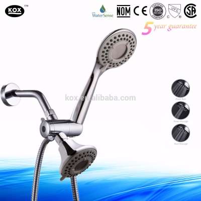 3-way Rainfall Shower-Head and Handheld Shower, Chrome