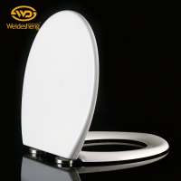 Wholesale custom made easy clean pure white pp toilet seat cover